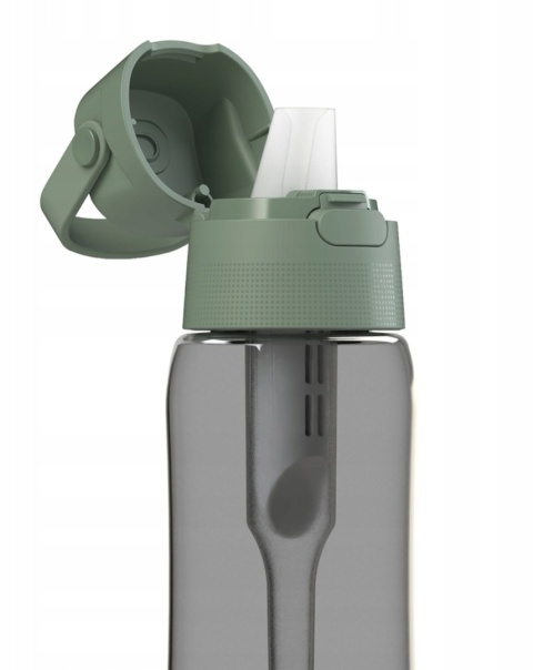 Butelka filtrująca Dafi SOLID 0,7l Szałwiowa Zbiornik Czarny + FILTR + SZCZOTKA