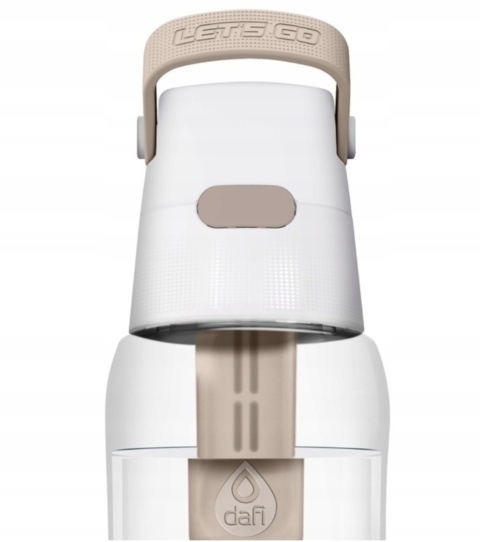 Butelka filtrująca z Tritanu Dafi SOLID 0,7l cappuccino beż Joanna Krupa z filtrem