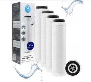 Dafi Przepływowy filtr do wody polipropylenowy 25 µm - 4 szt.