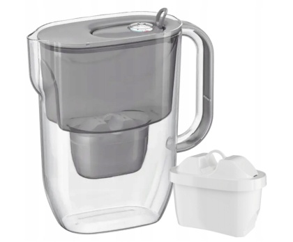 Dzbanek filtrujący Aquaphor Fresh 3,2 l + wkład Maxfor+, SZARY