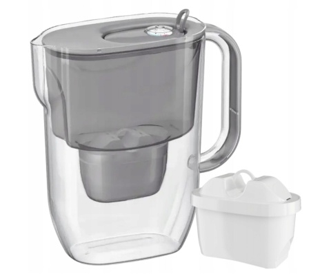 Dzbanek filtrujący Aquaphor Fresh 3,2 l + wkład Maxfor+, SZARY