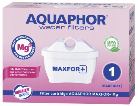 Szklany Dzbanek filtrujący wodę Aquaphor Glass CZARNY +7 filtrów Maxfor+ Mg i H