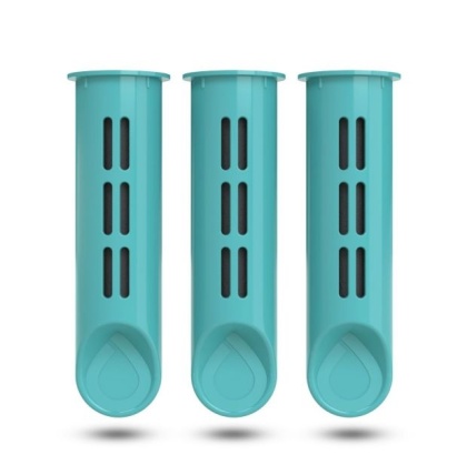 Zestaw filtrów DAFI do butelki Soft i Solid Turkusowy (3 szt.)