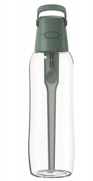 Butelka Filtrująca z Tritanu Dafi SOLID 1l Szałwiowa + FILTR, New.
