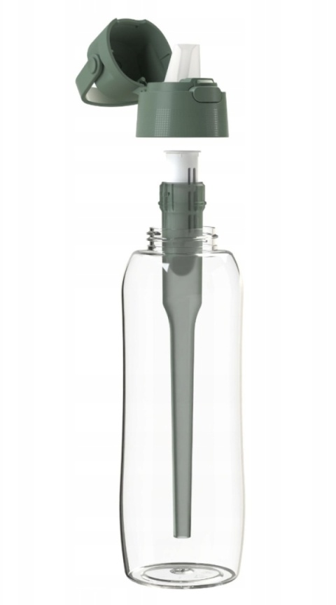 Butelka Filtrująca z Tritanu Dafi SOLID 1l Szałwiowa + FILTR, New.