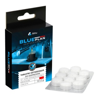 Tabletki do Czyszczenia Ekspresu BLUEPLAN | Uniwersalne | 10 szt. x 2 g | PL