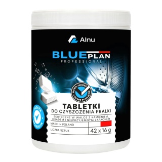 Profesjonalne Tabletki do Czyszczenia Pralki BLUEPLAN | 42 szt. x 16 g | PL