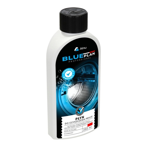 Profesjonalny Płyn do Czyszczenia Pralki BLUEPLAN | Uniwersalny | 250 ml | PL