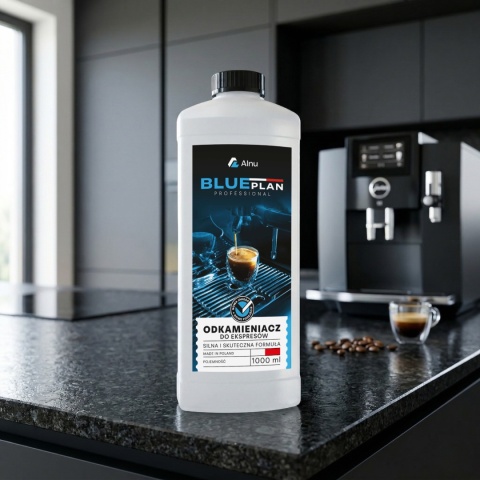 Odkamieniacz EKO do Ekspresu BLUEPLAN | Uniwersalny | Koncentrat | 1000 ml | PL