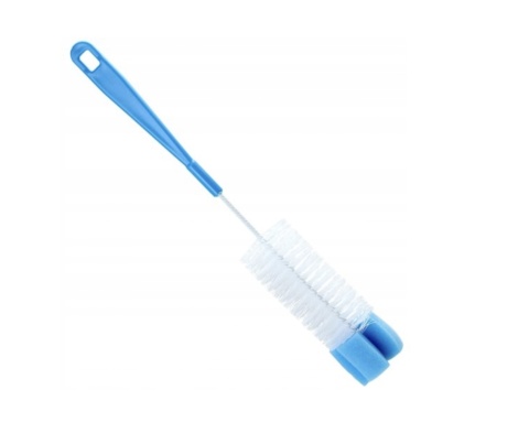 Szczotka BLUEPLAN do mycia butelek, termosów, szklanek, słoików z gąbką - 1 szt.