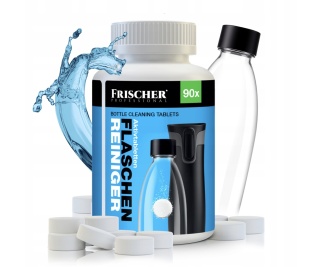 TABLETKI DO CZYSZCZENIA PIELĘGNACJI BUTELEK 90 szt FRISCHER PROFESSIONAL
