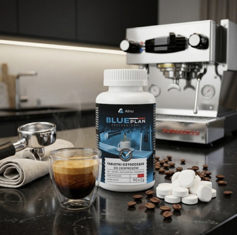 Tabletki Czyszczące BLUEPLAN 90 szt do Ekspresu Philips LatteGo SIEMENS TZ80001