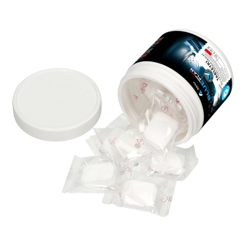 Tabletki EKO do Czyszczenia Odkamieniania Pralki BLUEPLAN | 12 szt x 16g | PL