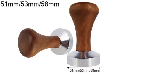 Tamper Ubijak Profesjonalny do kawy 51 mm BLUEPLAN | Drewno | Stal | PL