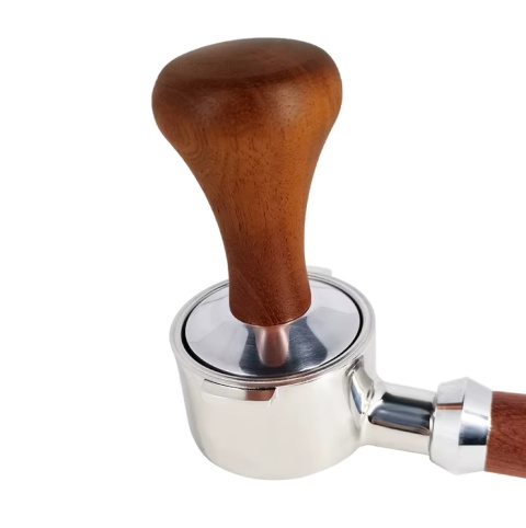 Tamper Ubijak Profesjonalny do kawy 51 mm BLUEPLAN | Drewno | Stal | PL