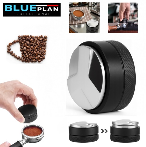 Dystrybutor do kawy 51mm BLUEPLAN Profesjonalny Regulowany Stal Ubijanie Tamping