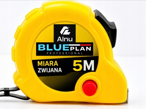 Miara Miarka Metrówka zwijana BLUEPLAN Stalowa 5M ze stopem