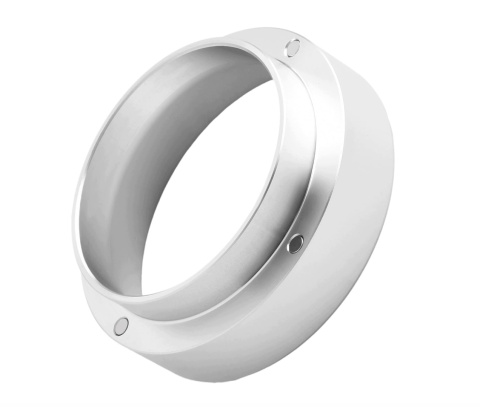 Pierścień Lejek dozujący do kawy z magnesem 58 mm BLUEPLAN Stop Aluminium SREBRNY