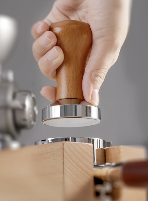 Tamper Ubijak do kawy 58 mm BLUEPLAN | Drewno | Stal | PL