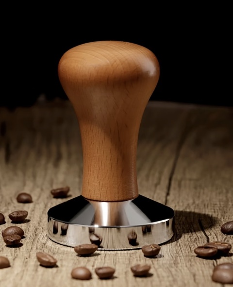 Tamper Ubijak do kawy 58 mm BLUEPLAN | Drewno | Stal | PL