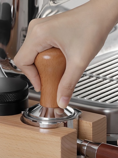 Tamper Ubijak do kawy 58 mm BLUEPLAN | Drewno | Stal | PL