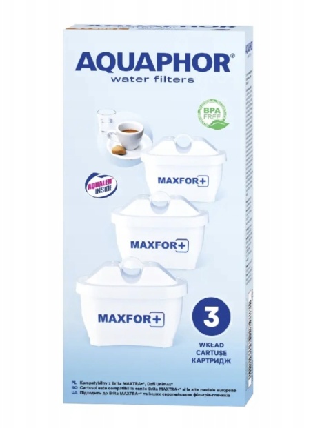 3 szt. Wkłady do Dzbanka Aquaphor B25 Maxfor +