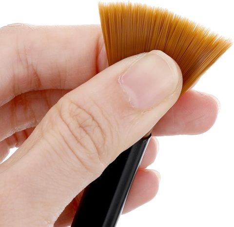 Profesjonalny pędzelek - szczotka BluePlan do czyszczenia ekspresu, młynka z 2 końcówkami