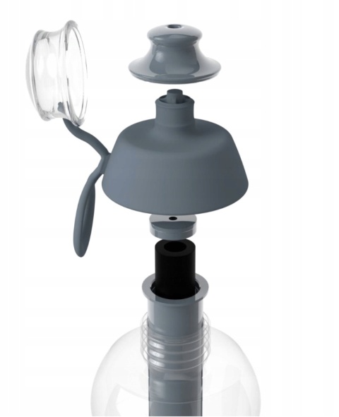 Butelka filtrująca bidon Dafi SOFT 0,3L Stalowa z 1 filtrem