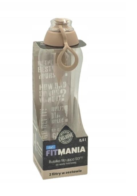 Butelka filtrująca bidon Dafi SOFT 0,5L Cappuccino z 1 filtrem