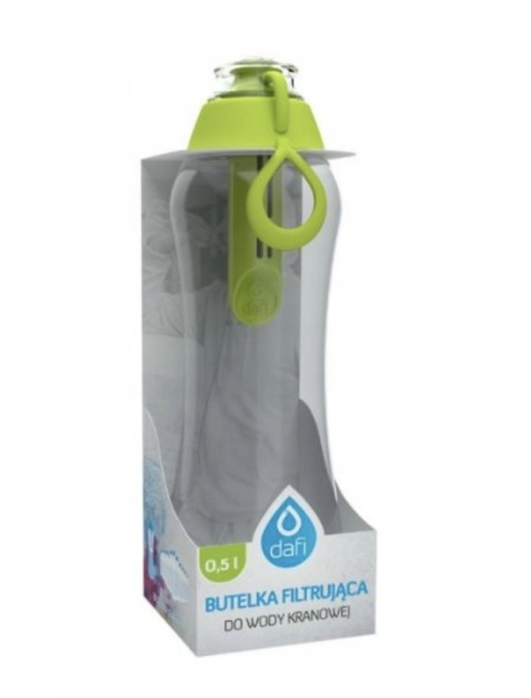 Butelka filtrująca bidon Dafi SOFT 0,5L Zielona z 4 filtrami