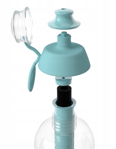 Butelka filtrująca bidon Dafi SOFT 0,5L Miętowa z 1 filtrem węglowym