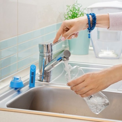 Butelka filtrująca bidon Dafi SOFT 0,5L Niebieska z 4 filtrami