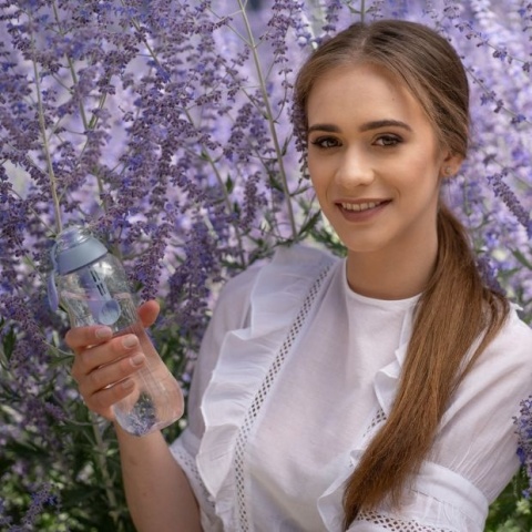 Butelka filtrująca bidon Dafi SOFT 0,5L Stalowa z 4 filtrami