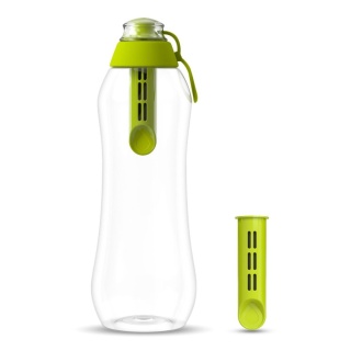 Butelka filtrująca bidon Dafi SOFT 0,7L Zielona z 2 filtrami