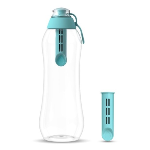 Butelka filtrująca bidon Dafi SOFT 0,7L Miętowa z 2 filtrami