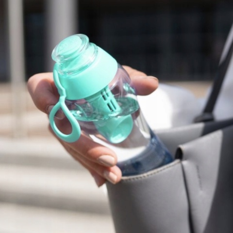 Butelka filtrująca bidon Dafi SOFT 0,7L Miętowa z 2 filtrami