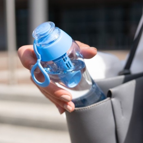 Butelka filtrująca bidon Dafi SOFT 0,7L Błękitna z 1 filtrem