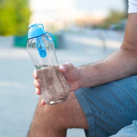 Butelka filtrująca bidon Dafi SOFT 0,7L Błękitna z 1 filtrem