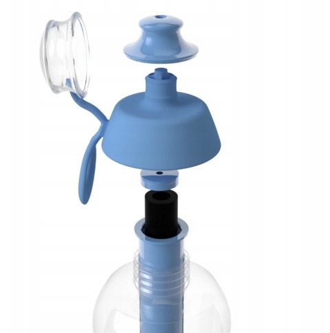 Butelka filtrująca bidon Dafi SOFT 0,7L Niebieska z 2 filtrami