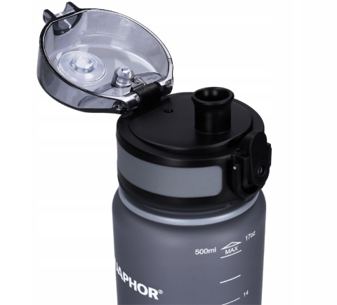 Butelka filtrująca bidon z Tritanu Aquaphor City 0,5L Szara + 1 filtr