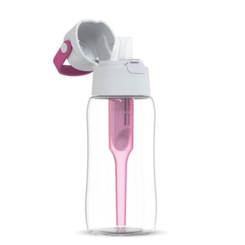 Butelka filtrująca z Tritanu Dafi SOLID 0,5L Różowa + 7 filtrów