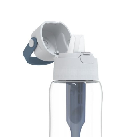 Butelka filtrująca z Tritanu Dafi SOLID 0,5L Jeansowa + 7 filtrów