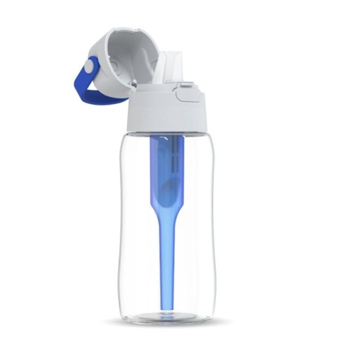 Butelka filtrująca z Tritanu Dafi SOLID 0,5L Niebieska + 7 filtrów