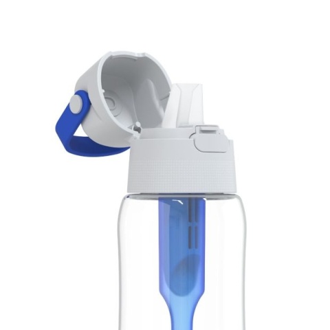 Butelka filtrująca z Tritanu Dafi SOLID 0,5L Niebieska + 7 filtrów