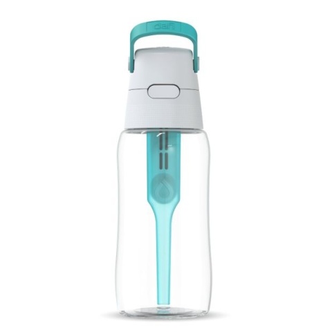 Butelka filtrująca z Tritanu Dafi SOLID 0,5L Turkusowa + 7 filtrów