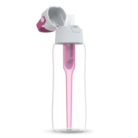 Butelka filtrująca z Tritanu Dafi SOLID 0,7L Różowa + 7 filtrów