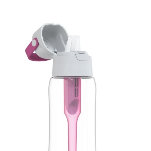 Butelka filtrująca z Tritanu Dafi SOLID 0,7L Różowa + 7 filtrów