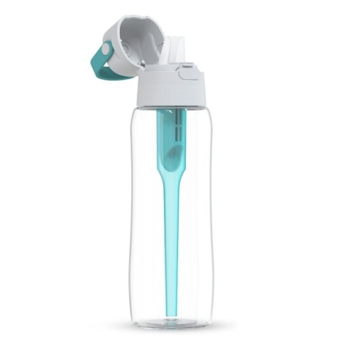 Butelka filtrująca z Tritanu Dafi SOLID 0,7L Turkusowa + 7 filtrów