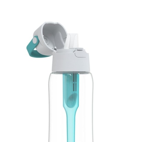 Butelka filtrująca z Tritanu Dafi SOLID 0,7L Turkusowa + 7 filtrów