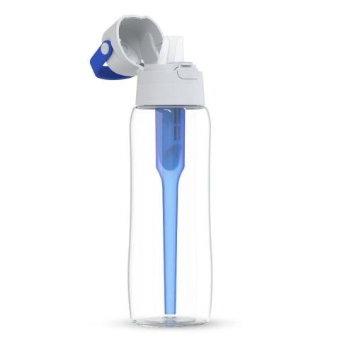 Butelka filtrująca z Tritanu Dafi SOLID 0,7L Niebieska + 7 filtrów